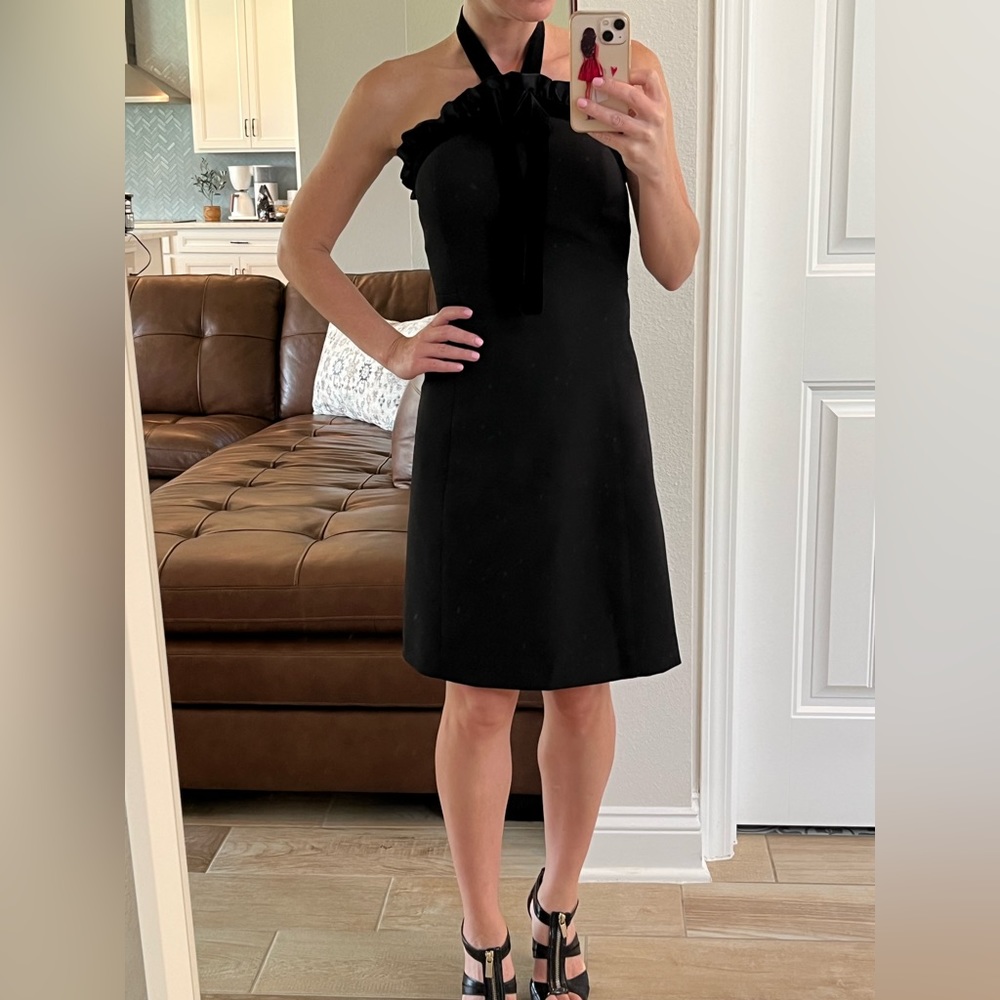 Micheal Kors black velvet dress size 0